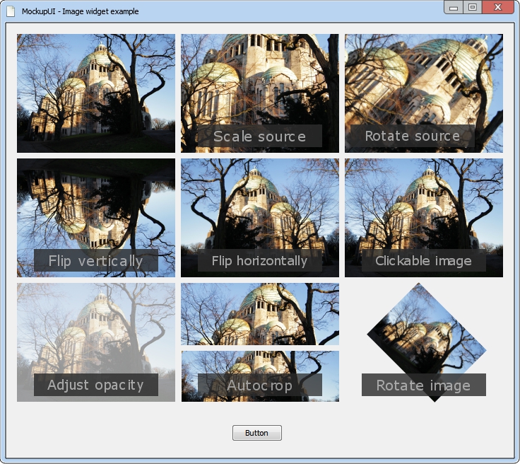 MockupUI - Image widget example